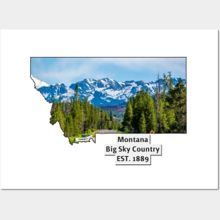 Montana USA Posters and Art